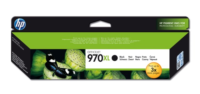Ink-Jet HP No 970XL CN625AE svart - 173,5ml - 1