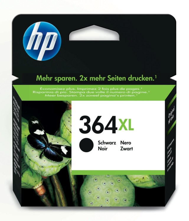 Ink-Jet Hp No 364XL CN684EE svart - 18ml - 1