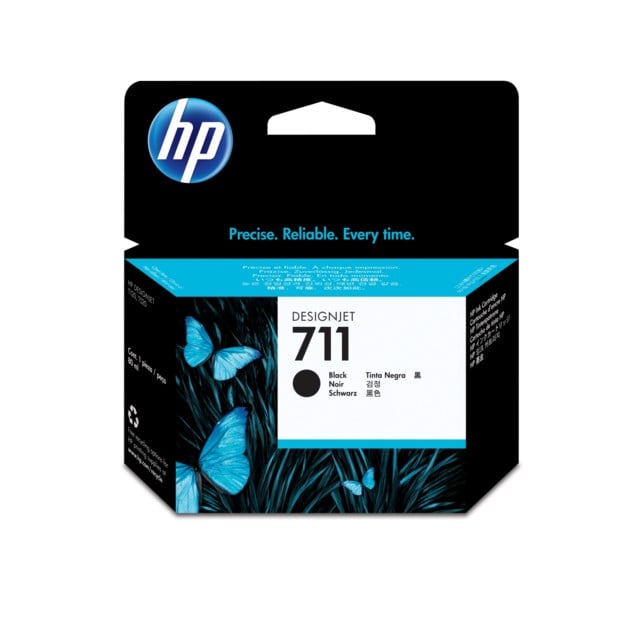 Ink-Jet Hp No711 80ml svart - 80ml - 1