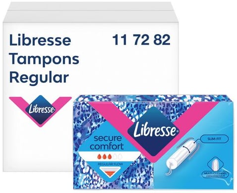 Tampong Libresse Normal Tork Dispenser Refill, 384 st - Städ & Hygien - Tvål & Kroppsvård - Intimhygien