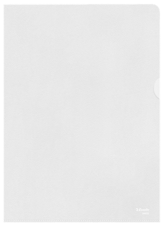 Plastmapp A4 PP klar präglad 100St/Förp - 1