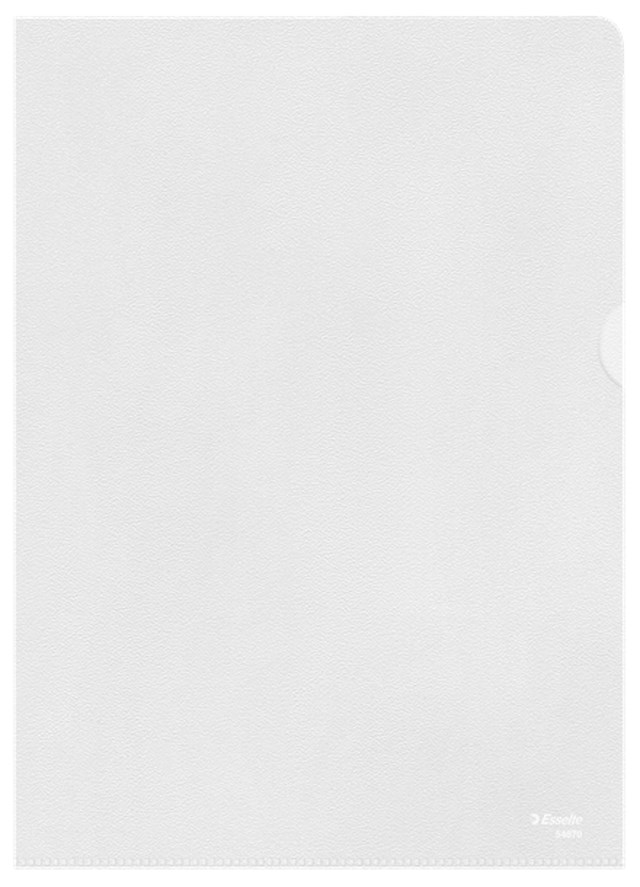 Mapp Esselte Premium A4 0,16 transparent 100st/fp - 1