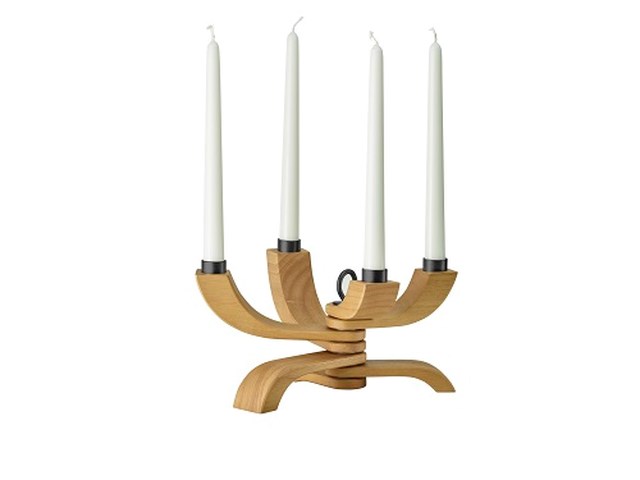 Ljusstake Nordic Light 4-arms natur - 1