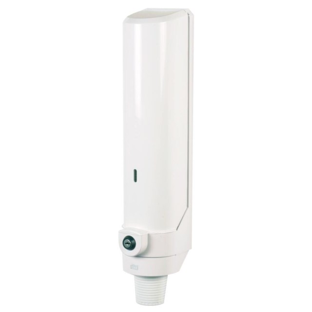 Dispenser till dryckesbägare vit med nyckel - 1