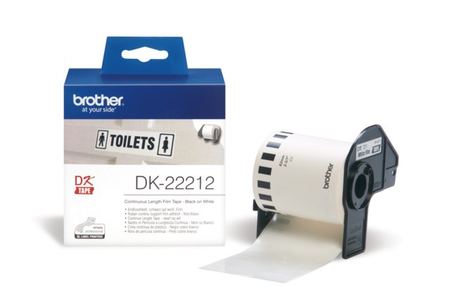 Etikett Brother Label  Vit 62Mm-15.24 Löp.Utskr. - 62mmx15,24m - 1