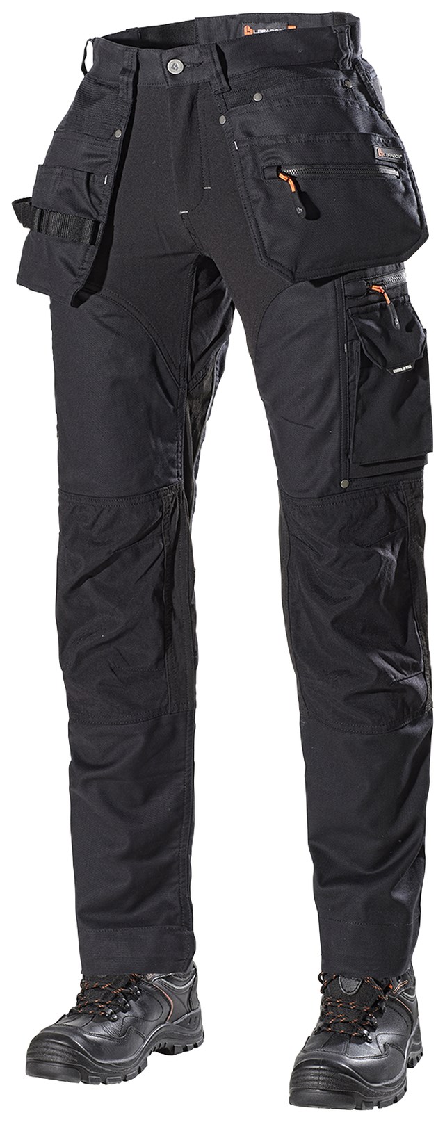 Hantverksbyxa L.Brador 1070PB-W Aereo dam svart - C34 - 1
