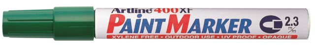 Märkpenna Artline Paintmarker 400XF grön - 2,3mm - 1