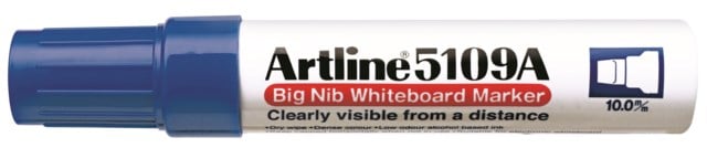 Whiteboardpenna Artline 5109A Bignib blå - 1