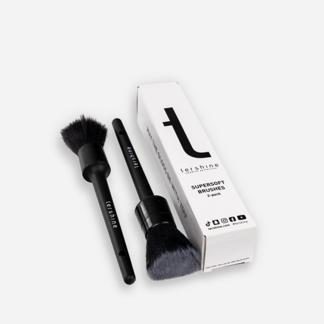 Detaljpenslar Tershine Supermjuka, kemresistenta, 3-pack - 1