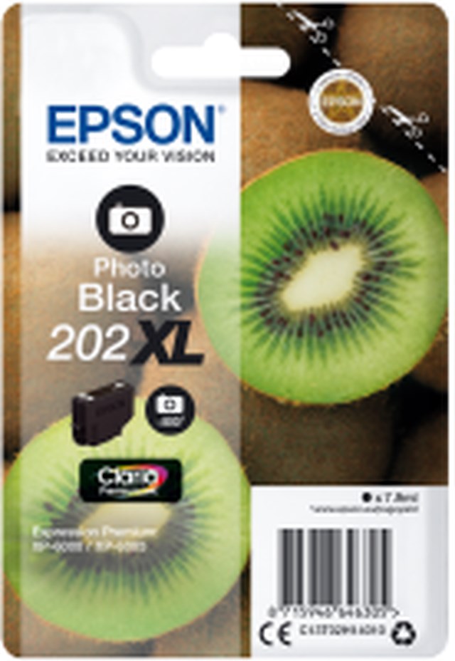 Ink-Jet Epson 202XL Photo Svart - 1