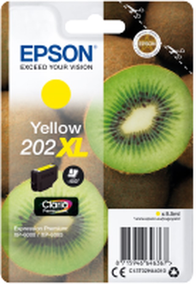 Ink-Jet Epson 202XL gul - 1