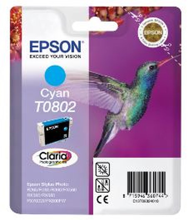 Ink-Jet Epson cyan T0802 - 1