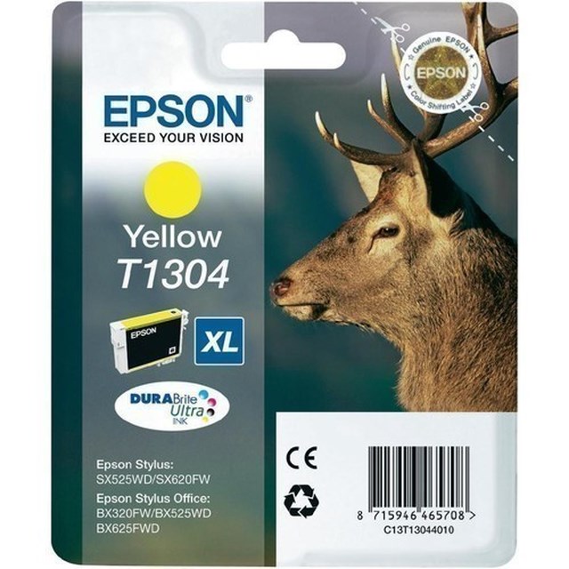 Ink-Jet Epson T1304 10,1ml gul - 10,1ml - 1