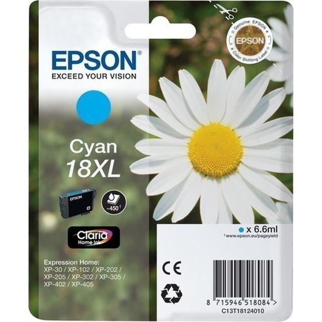 Ink-Jet Epson T1812 XL cyan - 1