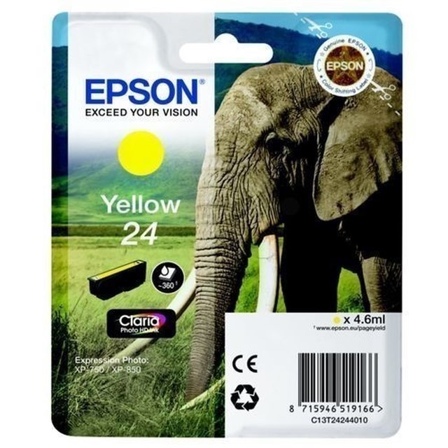 Ink-Jet Epson T2424 gul - 1