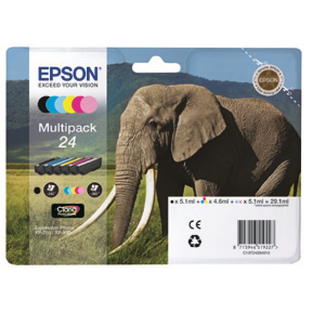 Ink-Jet Epson T2428 multipack 6-färg - 1