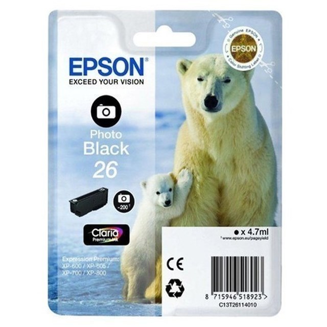 Ink-Jet Epson T2611 photo black - 1