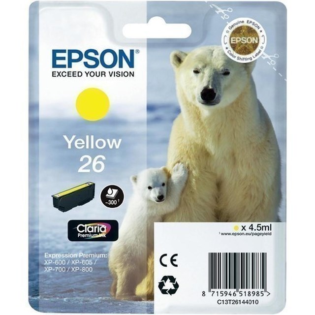 Ink-Jet Epson T2614 gul - 1