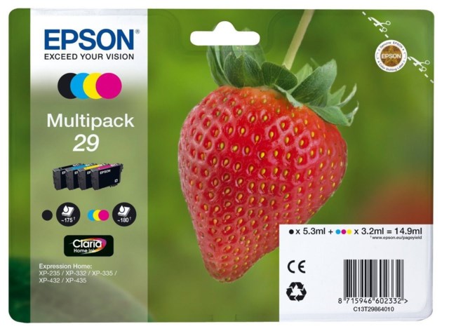 Ink-Jet Epson 29 multipack C/M/Y/BK - 1