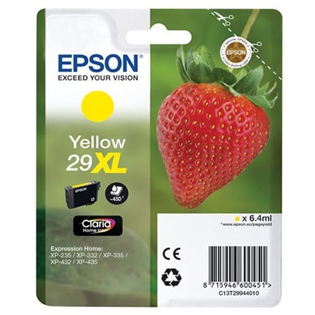 Ink-Jet Epson 29XL gul - 1