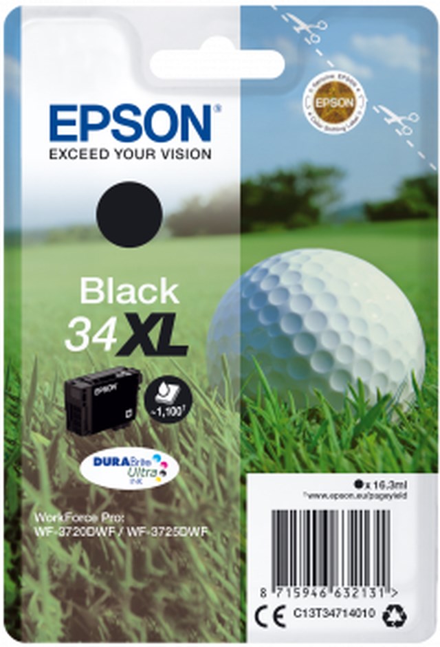 Ink-Jet Epson T3471 XL svart - 1