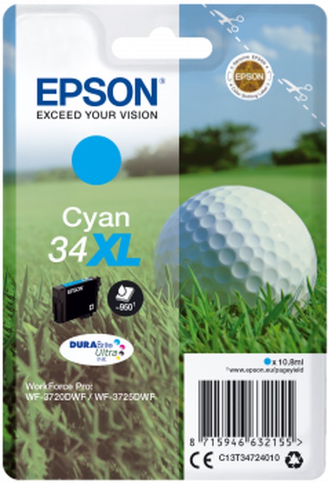 Ink-Jet Epson T3472 XL cyan - 1