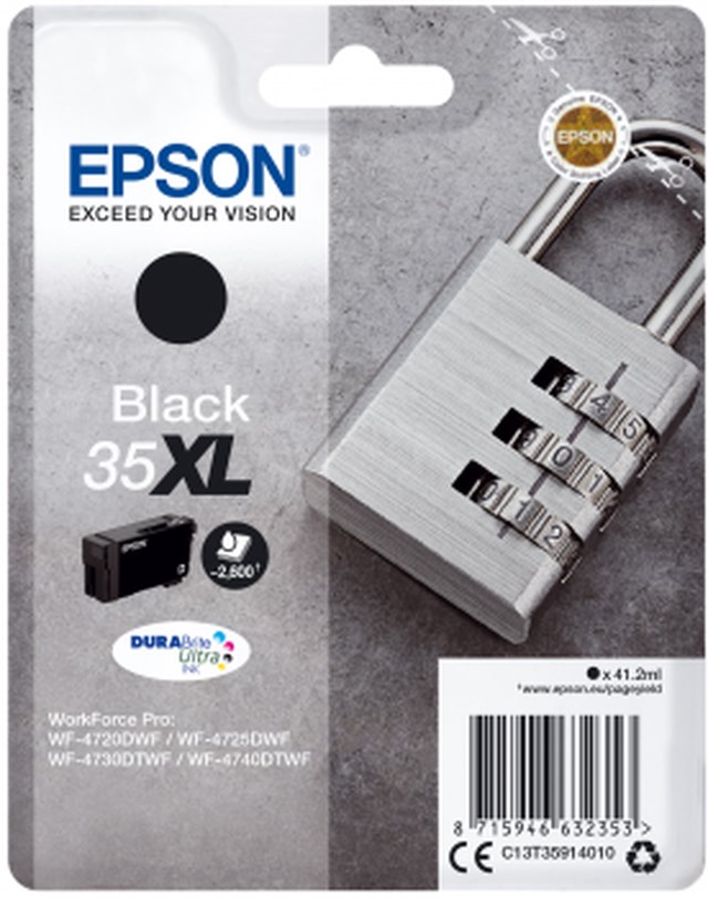 Ink-Jet Epson T3591 XL svart - 1