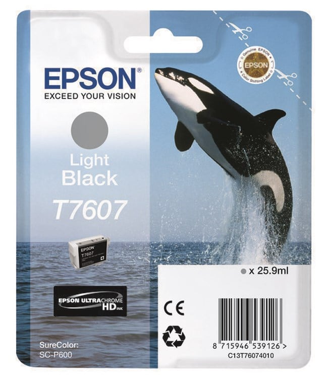 Ink-Jet Epson T76074010 light svart - 1