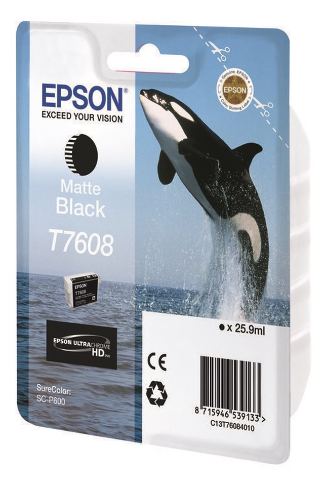 Ink-Jet Epson T76084010 matt svart - 1