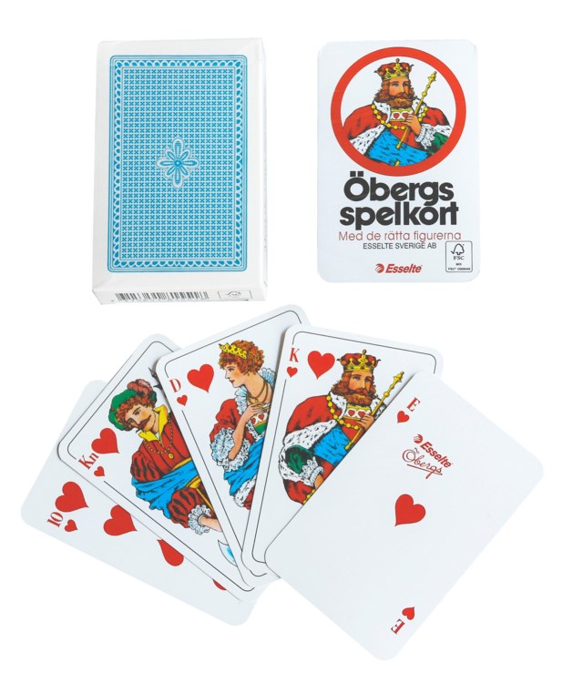 Spelkort Öbergs Poker Blå - 1
