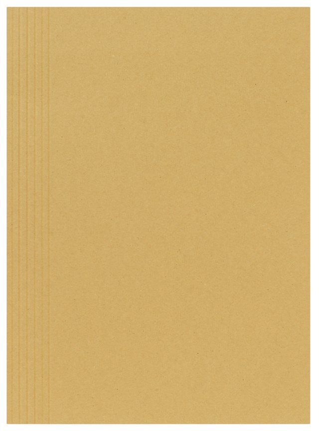 Kartongmapp 1-klaff A4 brun - 1
