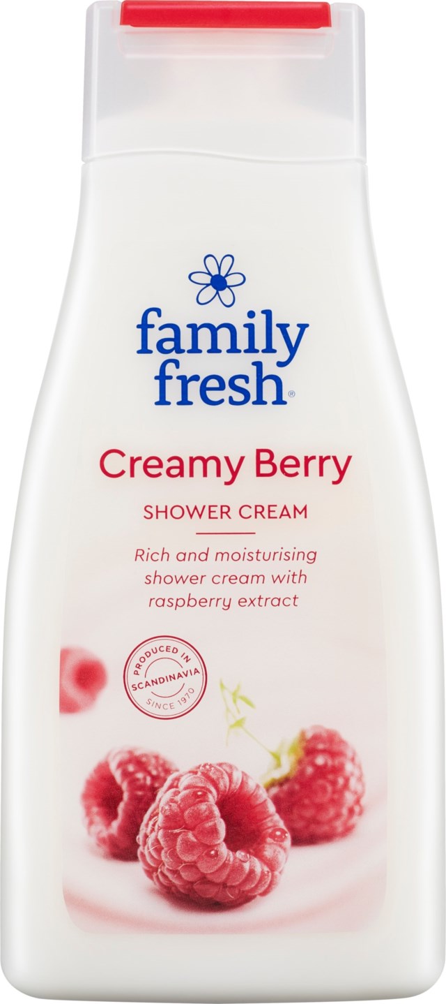 Duschkräm Family Fresh Creamy Berry 500ml - 1