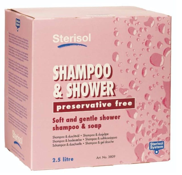 Duschtvål Sterisol Shampoo & Shower 2,5L - 2,5L - 1
