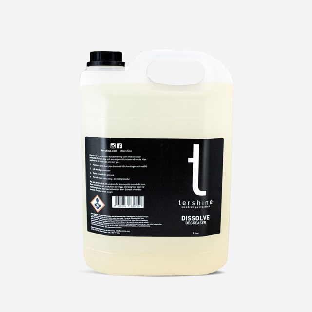 Kallavfettning Tershine Dissolve, lågaromatisk, PFAS-fri, 5 L - 1