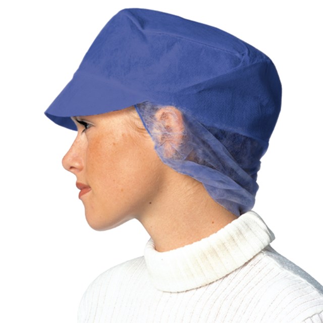 Hårnätskeps Snood-Cap 210.0040B Blå One Size 100-P - 1