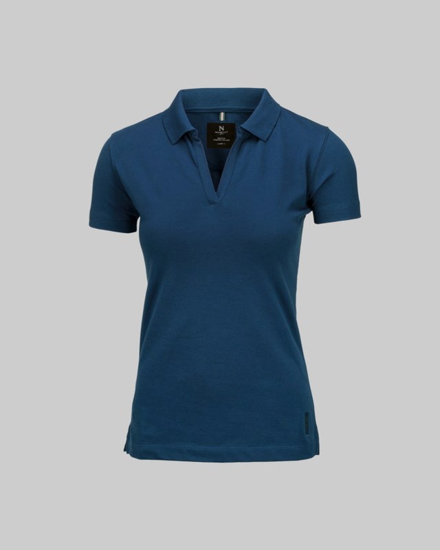 Piketröja Harvard v-neck dam indigo blå stl M - M - 1