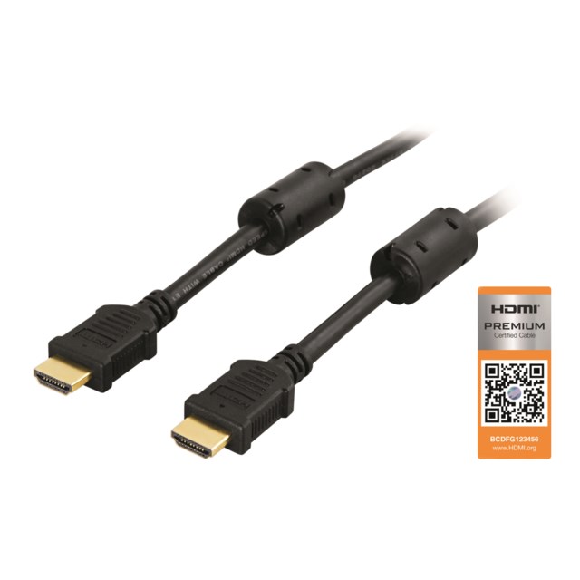 HDMI-kabel Deltaco 5 m - 5m - 1