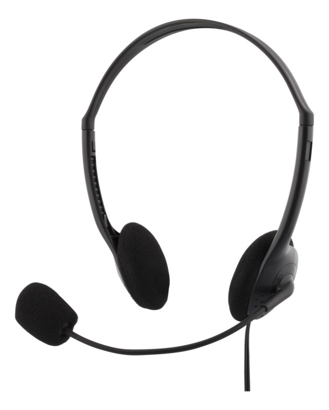 Stereo Headset 30mm Element 1x 3.5mm (4-Pole) Svart - 1