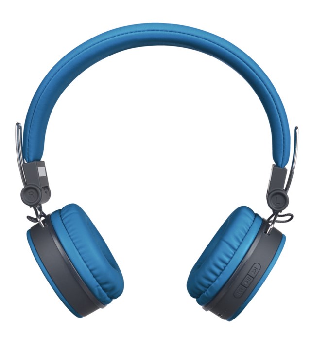 BT200 Hopfällbara On-Ear BT Headset 3.5mm Blå - 1