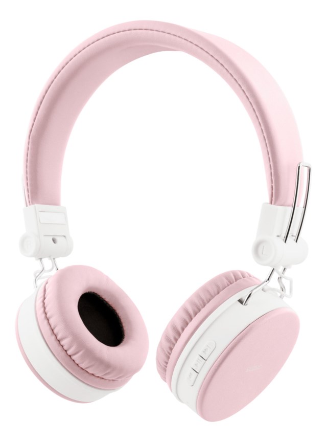BT200 Hopfällbara On-Ear BT Headset 3.5mm Rosa - 1