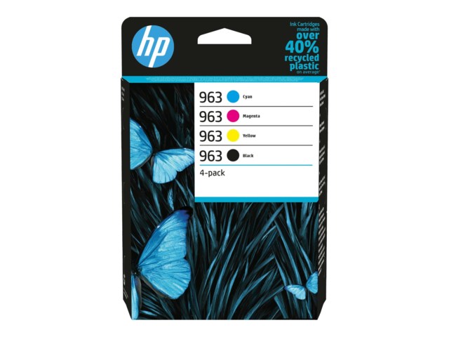 Ink-Jet HP 963 cyan/magenta/gul/svart Valuepack - 1