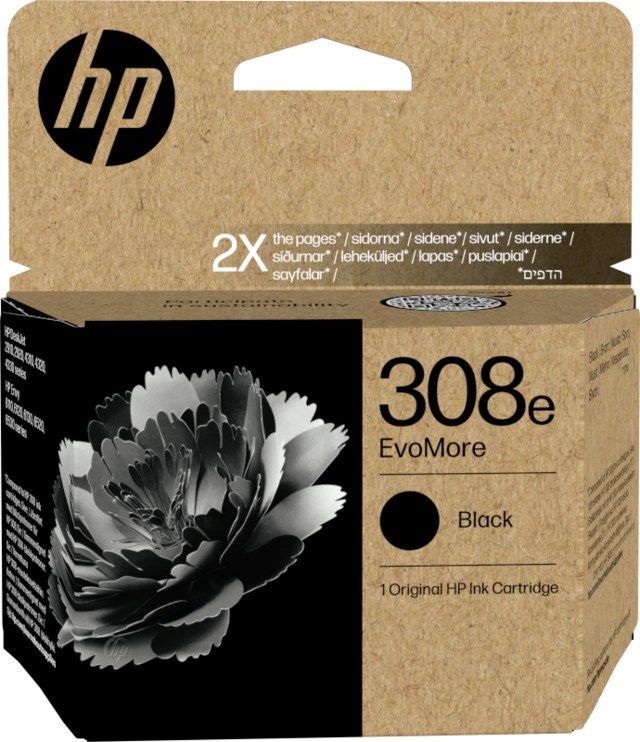 Ink-Jet HP No 308e EmoMore svart - 1