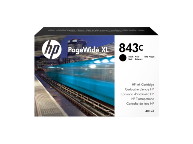 Ink-Jet HP 843C PageWide XL svart - 400ml - 1