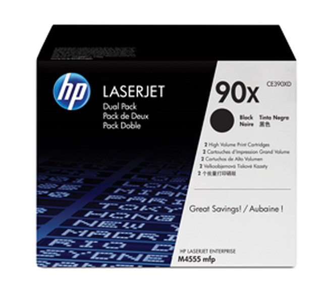 Lasertoner HP CE390X Svart 2-pack - 1