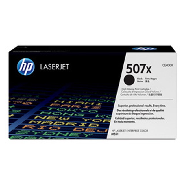 Lasertoner HP CE400X/507X svart - 1