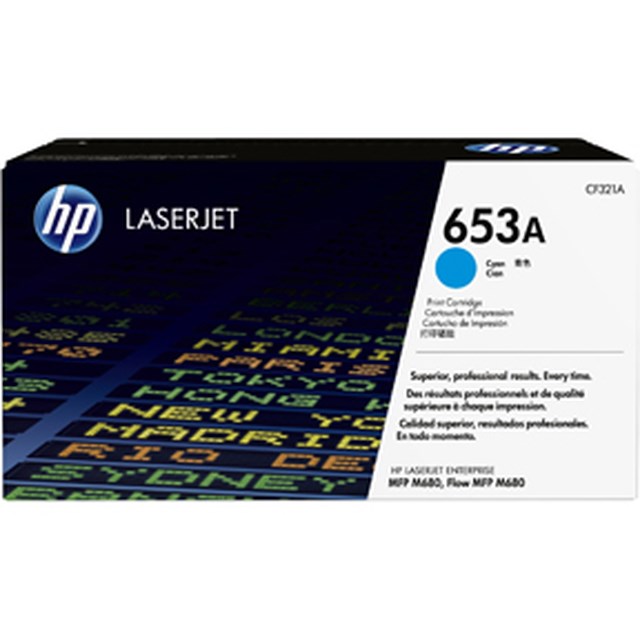 Lasertoner HP 653A cyan - 1