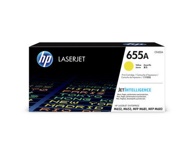 Lasertoner HP 655A M681/M682-serien gul - 1