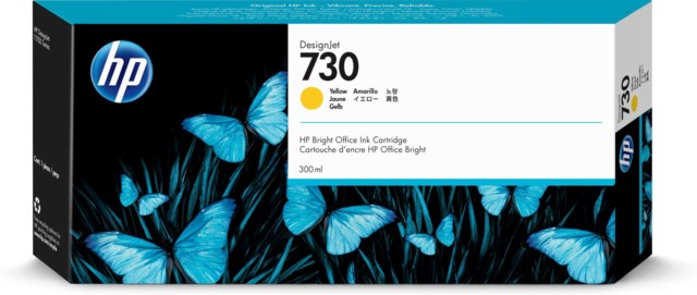 Ink-jet HP no730 300 ml gul - 300ml - 1