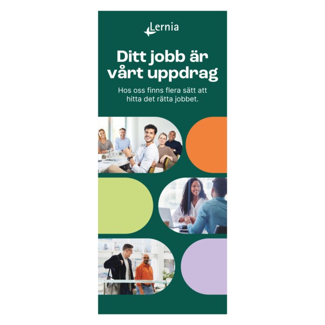 Lernia Rollup 85x200 Ditt jobb är vårt uppdrag - 1