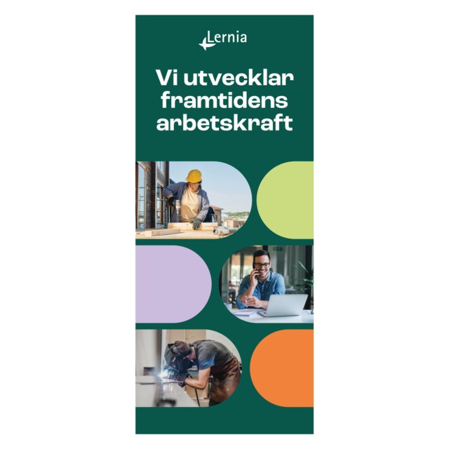 Lernia Rollup 85x200 Vi utvecklar framtidens arbetskraft - 1